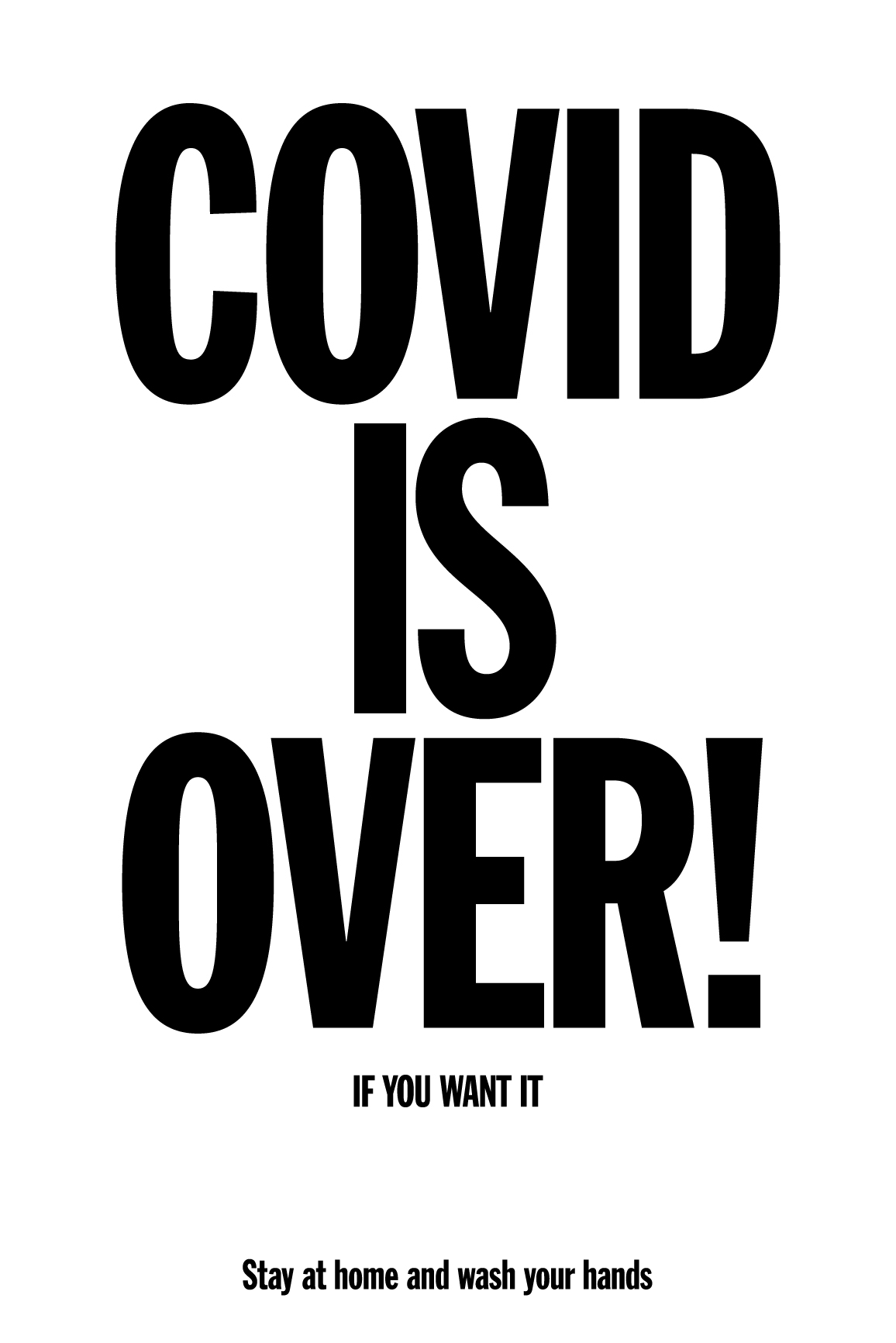 Covid is over!